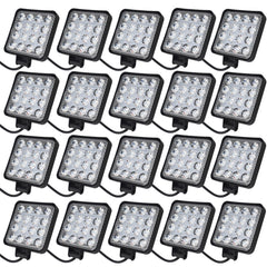 20X 12V 48W LED Work  SUV Boat Tractor /Spot Light Flood Light OffRoad Driving