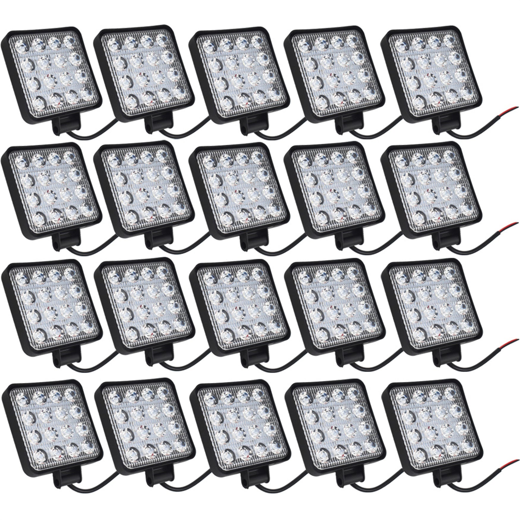 20X 12V 48W LED Work  SUV Boat Tractor /Spot Light Flood Light OffRoad Driving