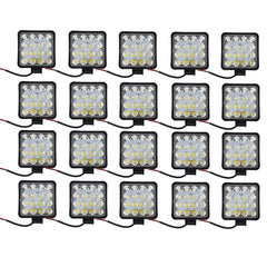20X 12V 48W LED Work  SUV Boat Tractor /Spot Light Flood Light OffRoad Driving