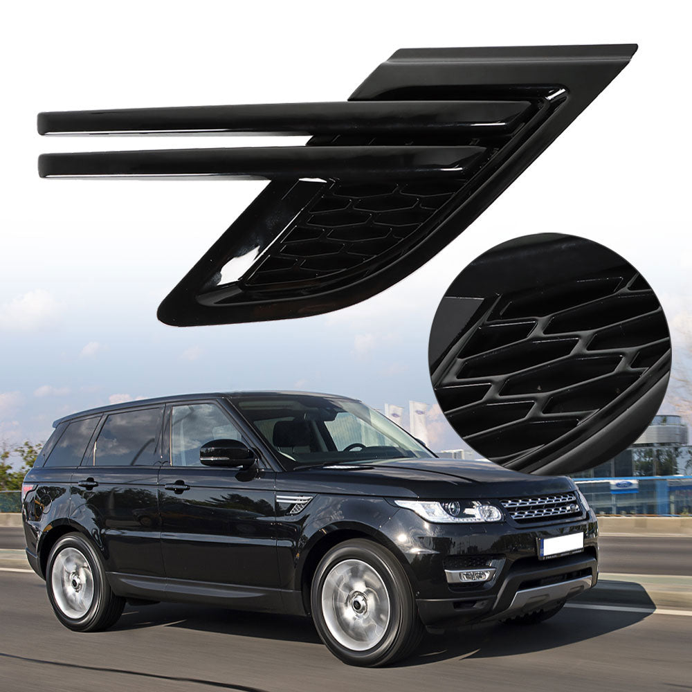 TOPPARTZ Fender Air Vents Grille Glossy For 14-17 Range Rover Sport Right Side
