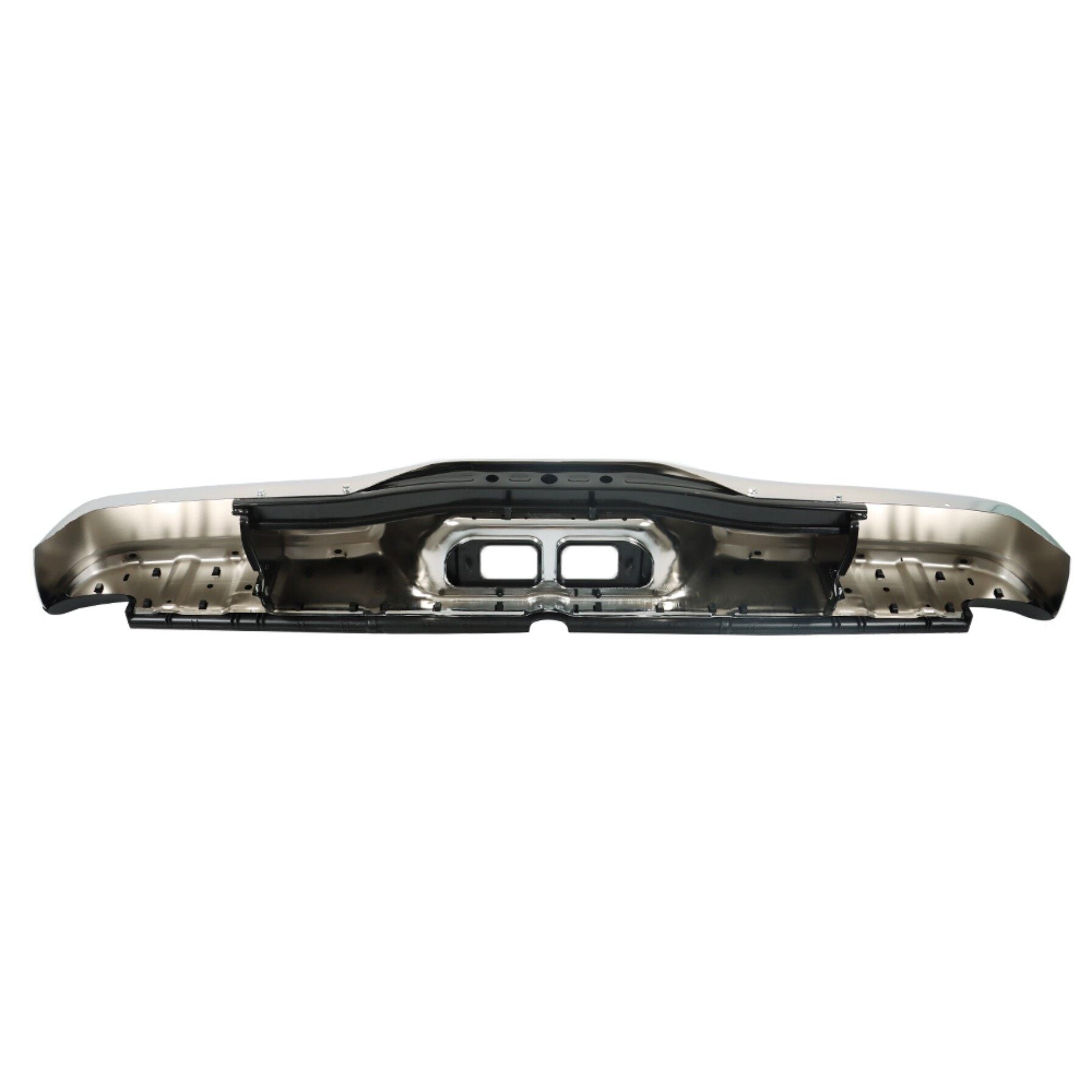 TOPPARTZ Chrome Steel Rear Step Bumper Assembly Replacement for 2000-2006 Toyota Tundra TO1103107
