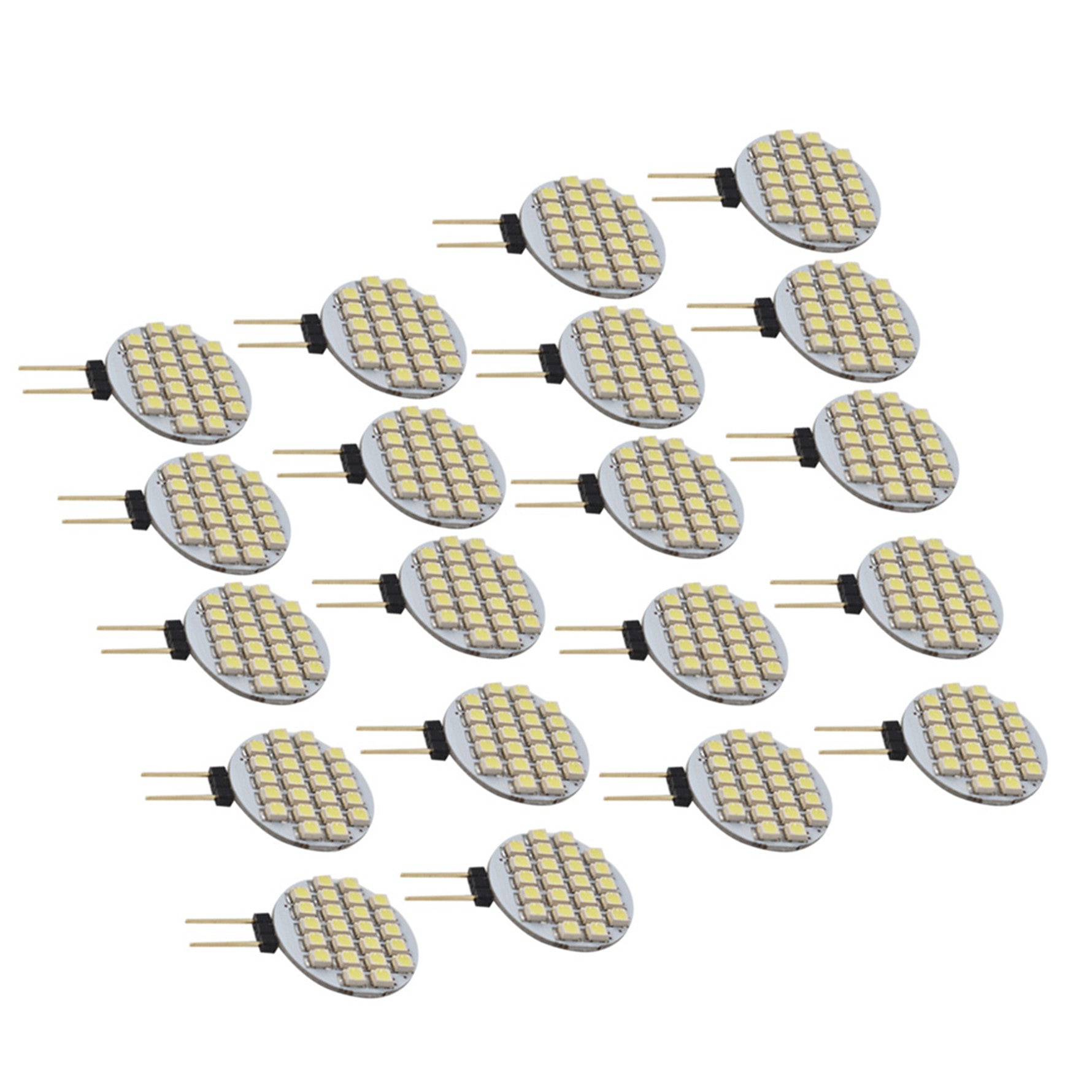 20x Pure White G4 3528 24 SMD Reading Marine Boat RV LED Light Bulbs new
