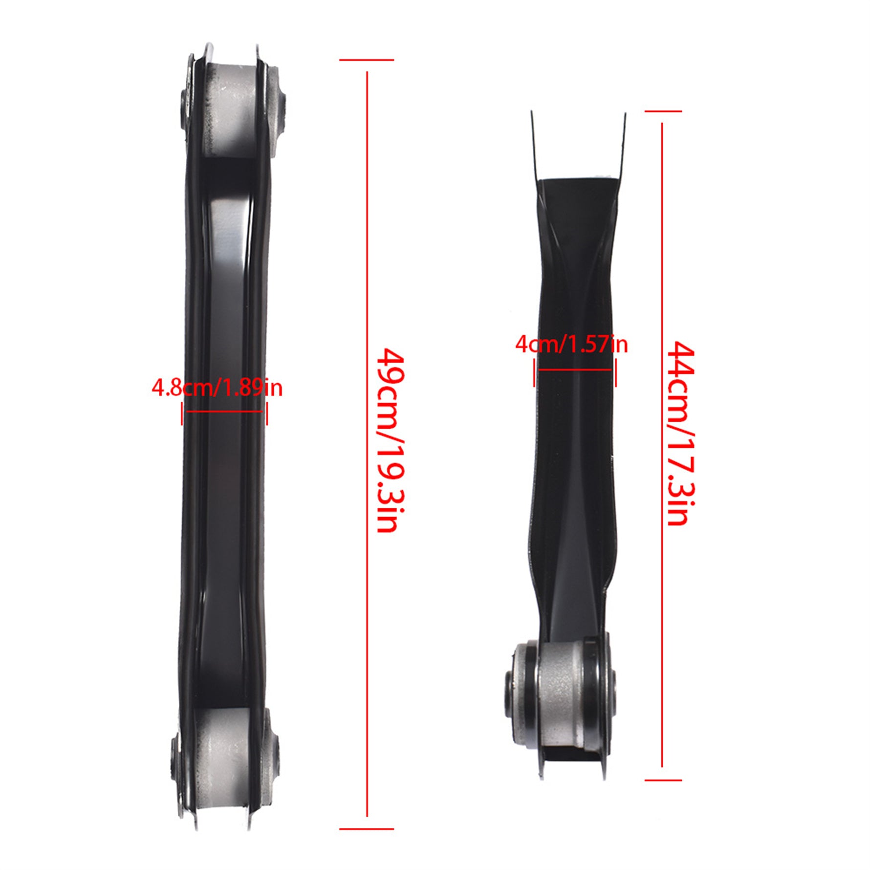 TOPPARTZ 4pc Front Lower & Upper Control Arm w/Bushing Assembly Replacement for Jeep Cherokee Comanche