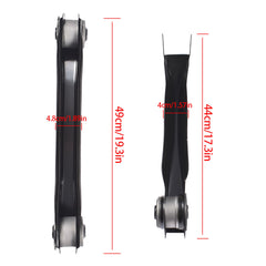 TOPPARTZ 4pc Front Lower & Upper Control Arm w/Bushing Assembly Replacement for Jeep Cherokee Comanche
