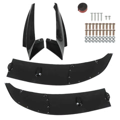 TOPPARTZ Front Glossy Black Bumper Lip Splitter Spoiler for 2011-2016 F10 5 Series with M Sport Bumper only