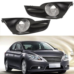 TOPPARTZ Fog Lights Kit For 2013-2015 Nissan Altima Sedan 4Dr Switch Clear