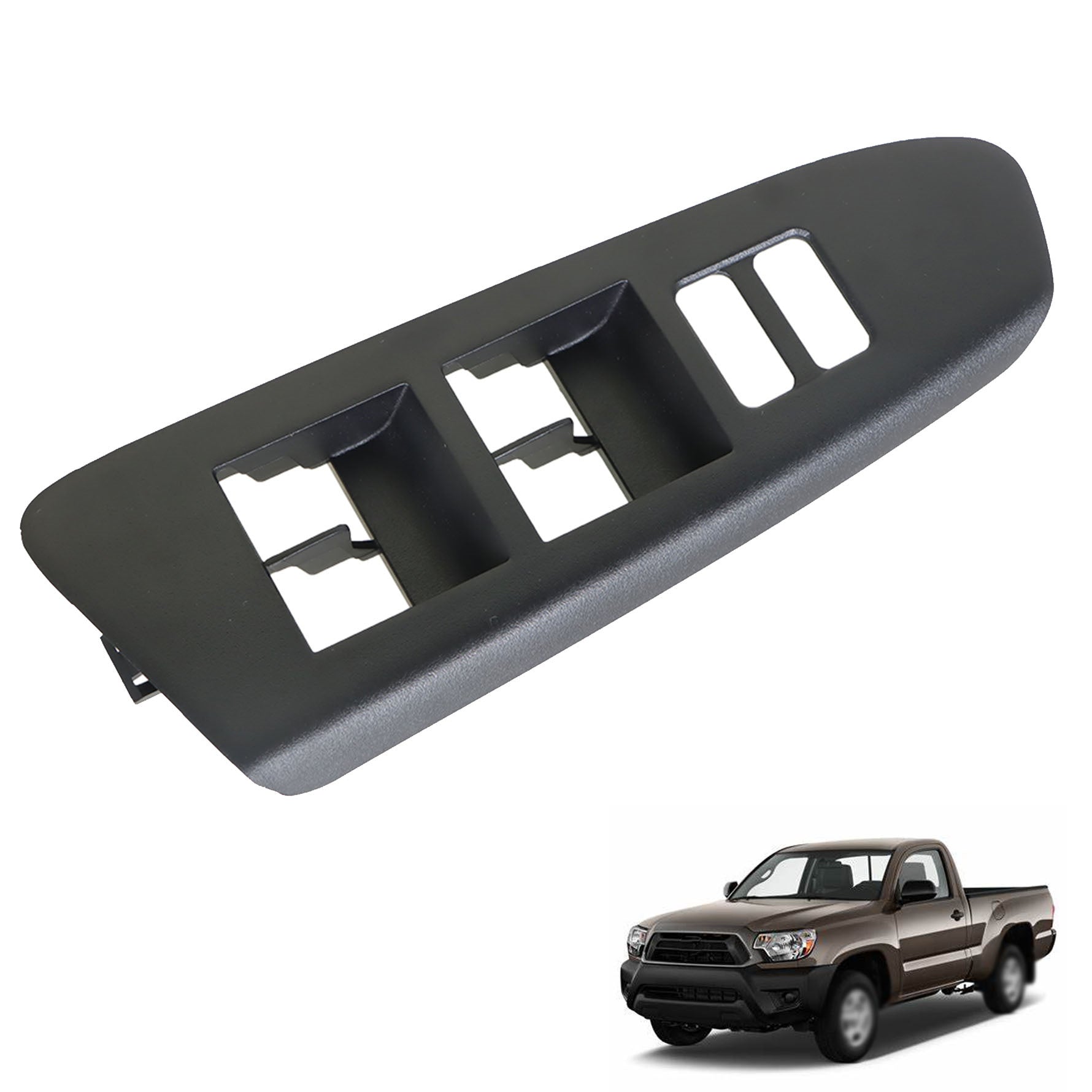 TOPPARTZ 4D Cab Front Left Master Power Window Switch Bezel Replacement for 2012-2015 Toyota Tacoma