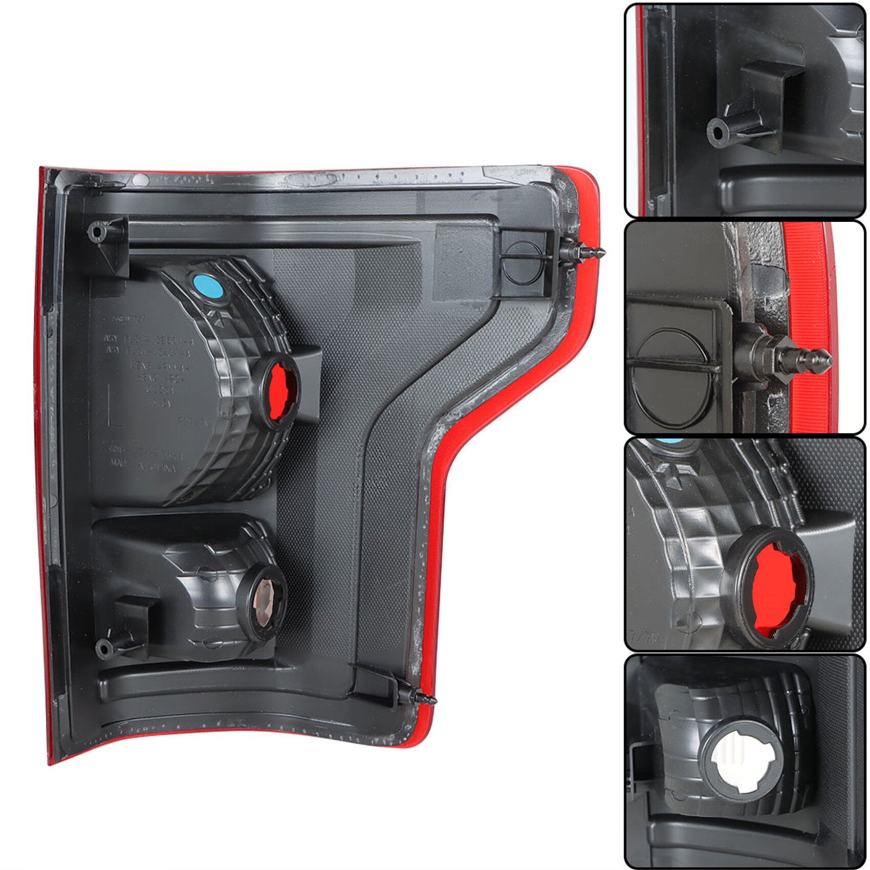 TOPPARTZ Driver Side Tail Light Replacement for 2015-2017 Ford F-150 SSV XL XLT Rear Tail Light Brake Lamp Assembly LH Left Side FL3Z13405A FO2800239