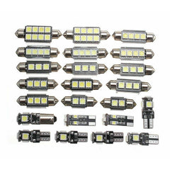 23Pc LED White Bulb Car Light Inside Reverse Light Dome License Plate Lamp Error