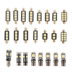 23Pc LED White Bulb Car Light Inside Reverse Light Dome License Plate Lamp Error