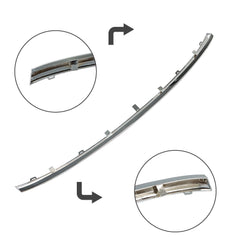 TOPPARTZ Front Chrome Upper Grille Trim Replacement for Edge 2011-2014