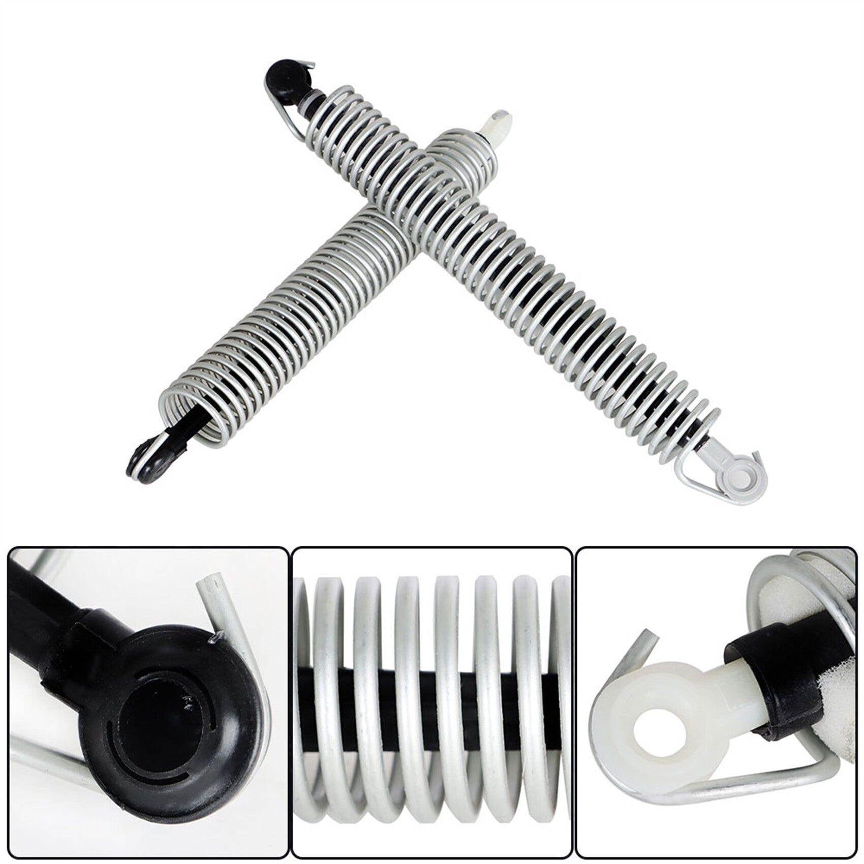 TOPPARTZ 2 Pcs Silver Right Left Rear Trunk Lid Return Spring Replacement for 2011-2016 F10 F10N 528i 550i 535i 51247204367 51247204366