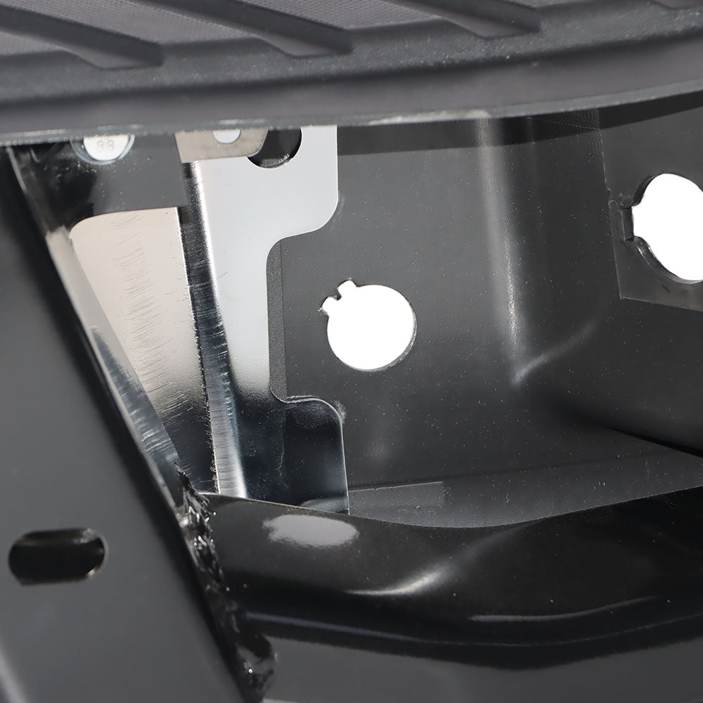 TOPPARTZ Chrome Rear Step Bumper Assembly For 2009-2014 Ford F150 W/Sensor Holes