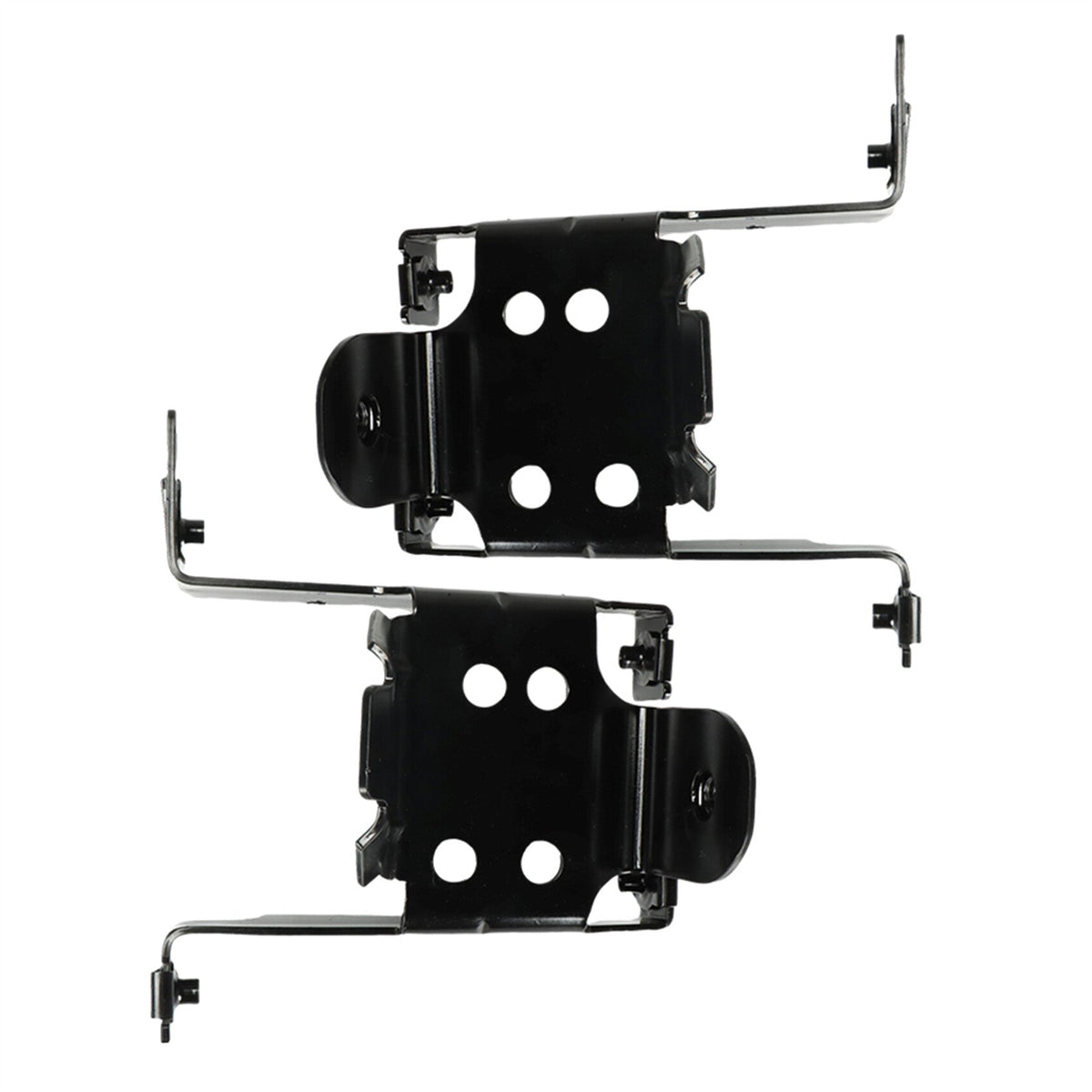 TOPPARTZ Front Bumper Bracket Inner 2 Pieces Black Replacement for 2011 2012 2013 2014 Sierra 2500HD 3500HD 25832381 GM1063102 25832380 GM1062102