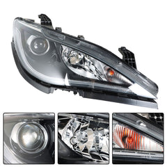 TOPPARTZ Headlight Assembly Replacement for 2017-2020 Pacifica w/LED Halogen Right Passenger RH Side 68370844AA 68370844AB