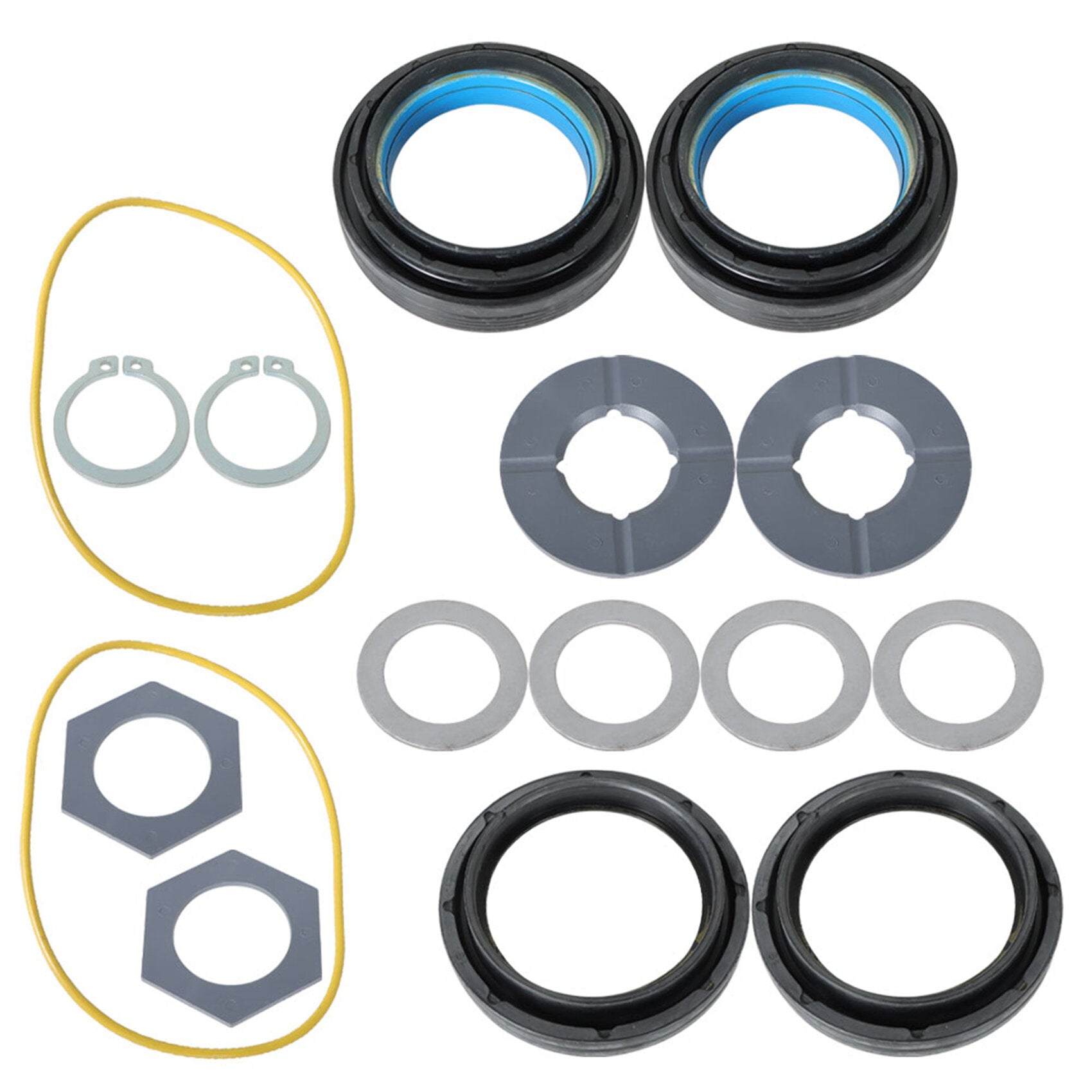 TOPPARTZ Front Axle Seal and Thrust Washer Kit Replacement for 1998-2004 Ford F250 F350