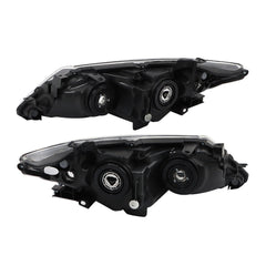 Black Housing Projector Headlights Headlamps For 2012-2014 Toyota Camry 2Pcs