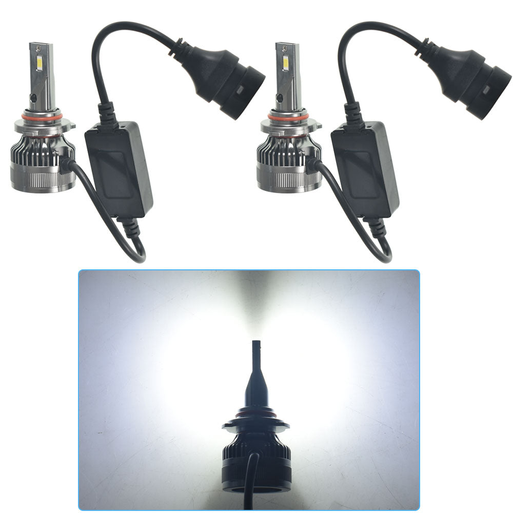 TOPPARTZ 9005/HB3 LED Headlight Bulbs,6500K Cool White 72W 10000 Lumens Super Bright Headlight Conversion Kit,Pack of 2