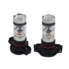 2Pcs 5202 PS24WFF 14000K Purple 100W For  LED Headlight Bulbs Kit Fog Ligh