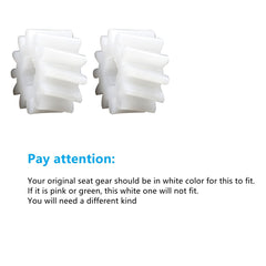 2X White Reclining Car Seat Gear For BMW E36 320i 325i M3 Replacement Repair Kit