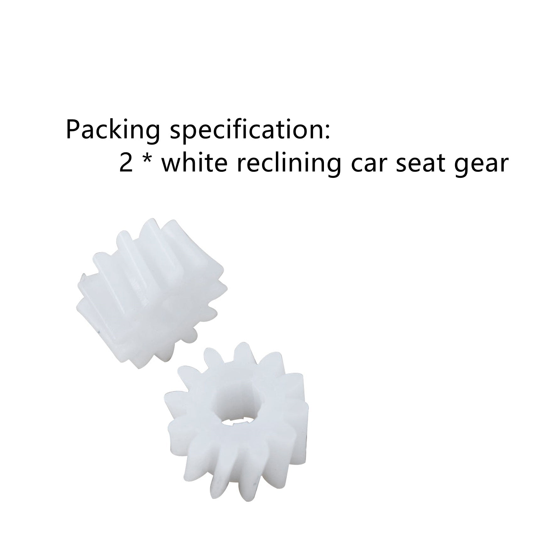 2X White Reclining Car Seat Gear For BMW E36 320i 325i M3 Replacement Repair Kit