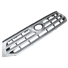TOPPARTZ Grille Grill Bumper Front Upper For 2011-2013 Toyota Highlander Silver Black