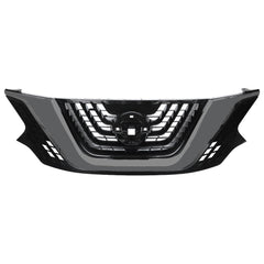 TOPPARTZ Front Plastic Grille Bumper For 2015-2018 Nissan Murano Chrome Black Painted