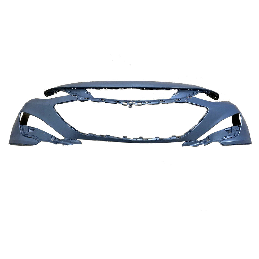 TOPPARTZ Front Bumper Cover For 2019-2021 Chevy Malibu Primered Fascia Unpainted