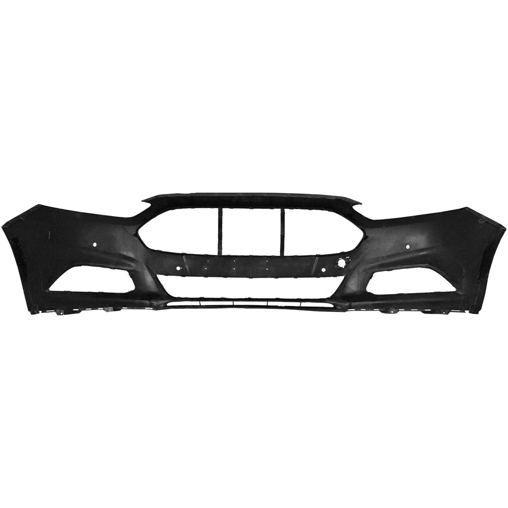 TOPPARTZ Front Bumper Cover For 2013 2014 2015 2016 Ford Fusion w/ fog lamp holes