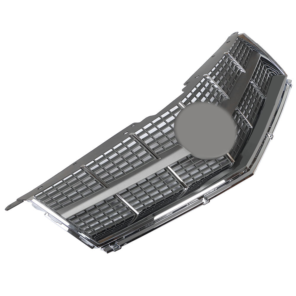 TOPPARTZ Front Bumper Upper Grille Mesh Trim Grill For 2010- 2012 Cadillac SRX Chrome