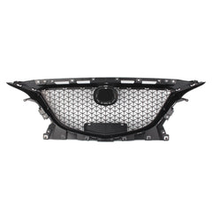 TOPPARTZ Front Grille Honeycomb Grill Black Plastic Trim For Mazda 3 Axela 2014-2016
