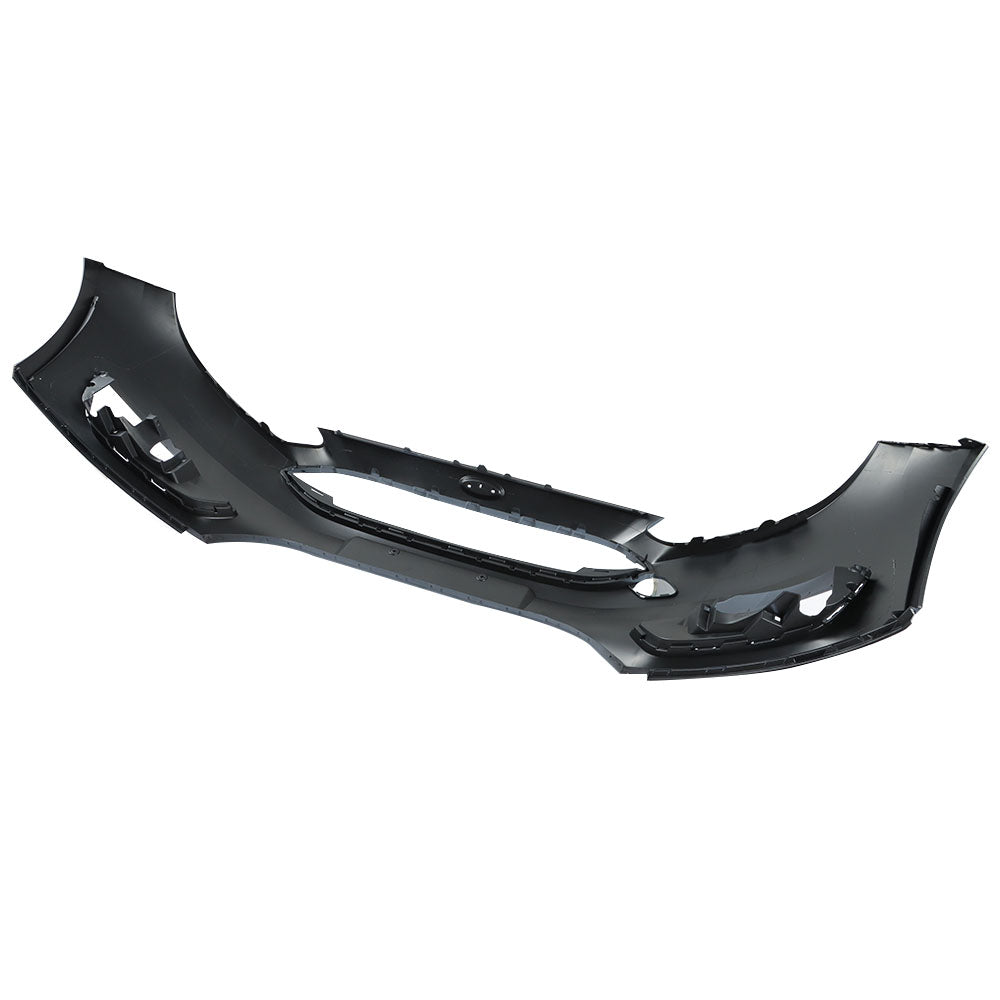 TOPPARTZ Front Bumper Cover Replacement for Focus 2015-2018 Primered with Trailer Hitch Cover 191275298770 without Parking Assist Sensor Holes