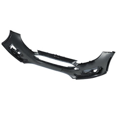 TOPPARTZ Front Bumper Cover Replacement for Focus 2015-2018 Primered with Trailer Hitch Cover 191275298770 without Parking Assist Sensor Holes