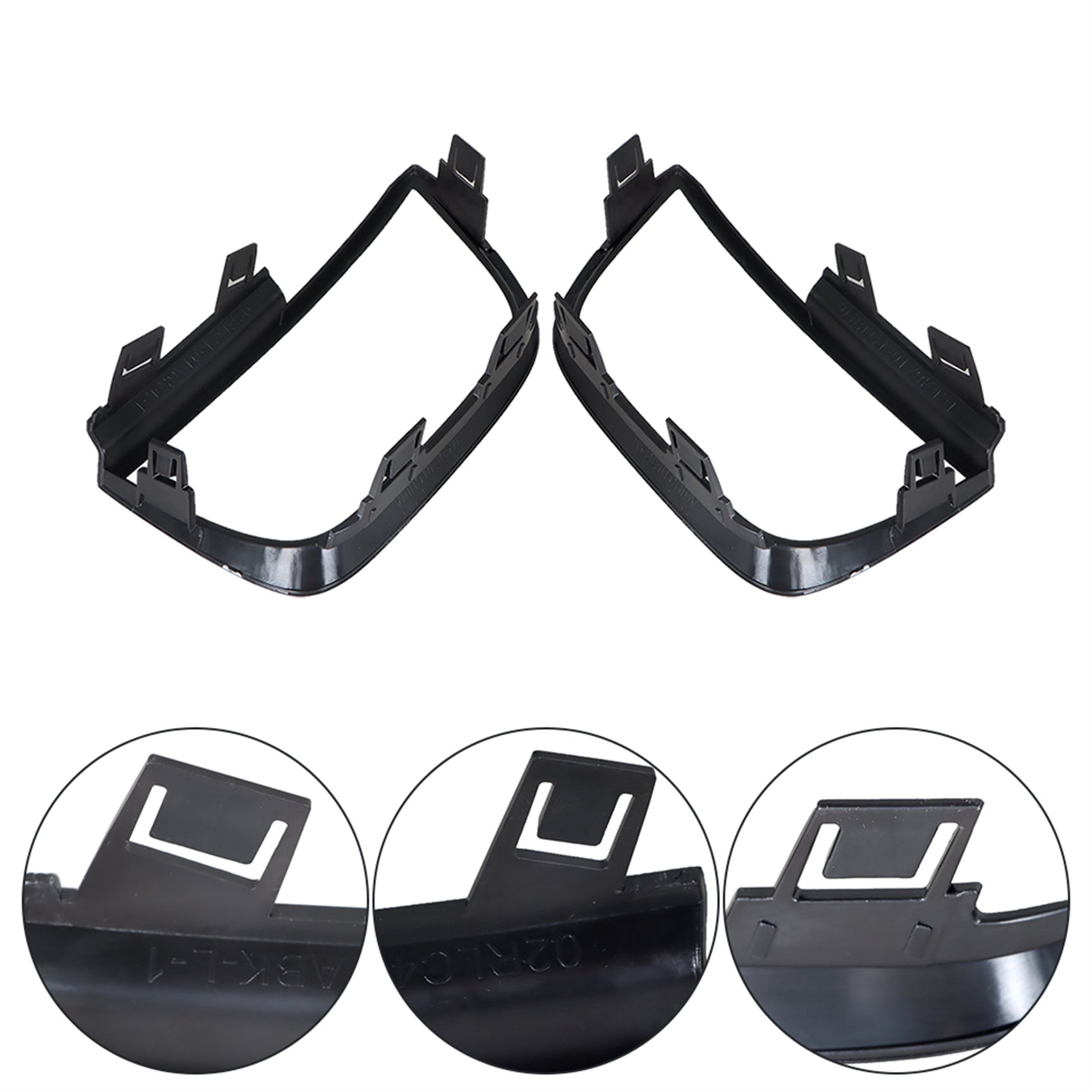 TOPPARTZ 4 PCS Tail Light Bezel Covers Replacement for 2010-2013 Chevy Camaro LT LS SS Glossy Black 92199773 92199774