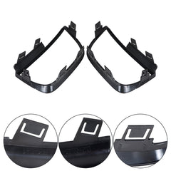 TOPPARTZ 4 PCS Tail Light Bezel Covers Replacement for 2010-2013 Chevy Camaro LT LS SS Glossy Black 92199773 92199774