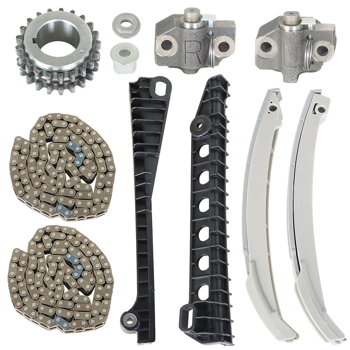 TOPPARTZ Timing Chain Kit 9-0391SB Replacement for 1997-2001 Ford E150 E250 Econoline E350 F250 F350 5.4L 5.4L SOHC