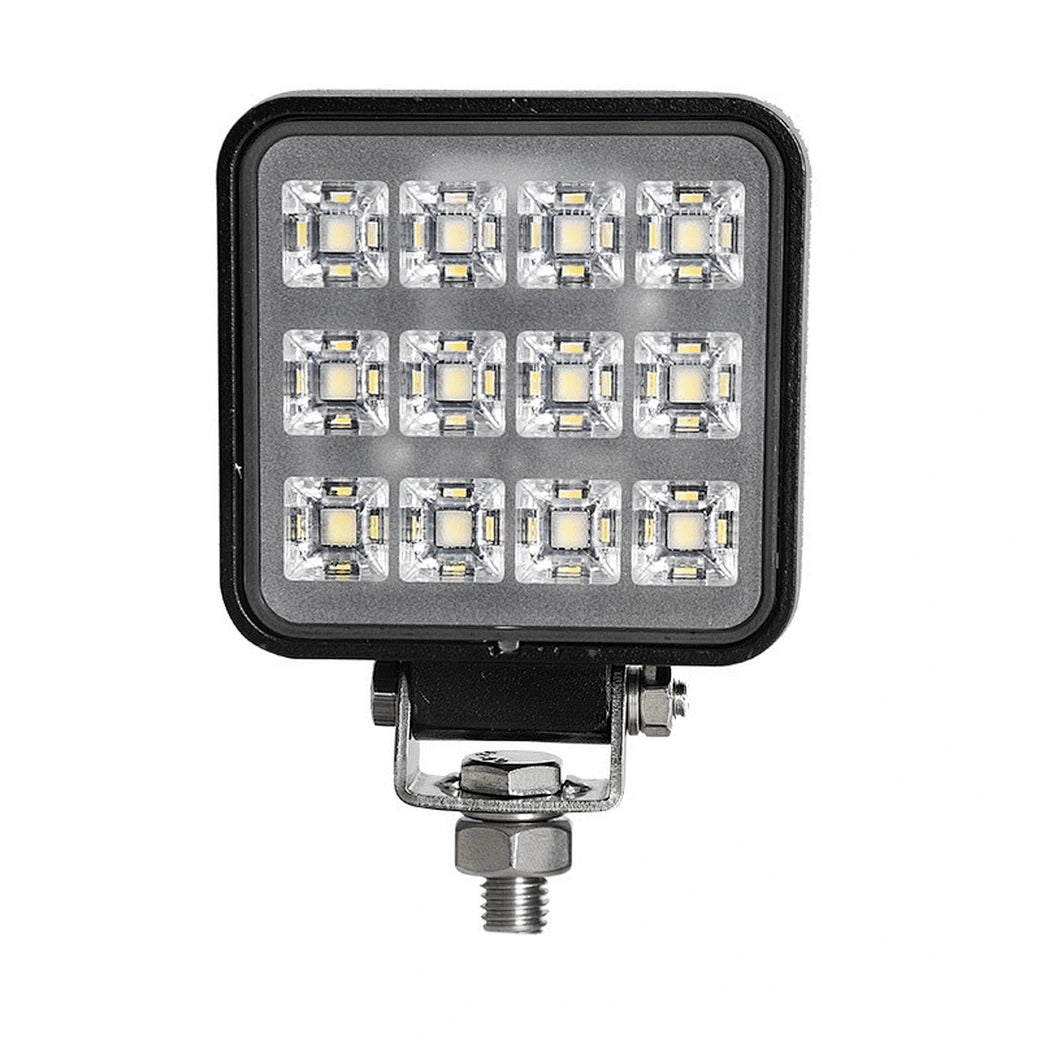 LED Work Light|3''12W 960 LM|Wide Flood|12V 24V DC for Trucks