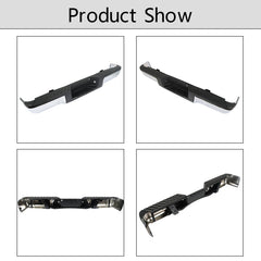 TOPPARTZ Chrome Complete Rear Steel Bumper Assembly Replacement for 2009 2010 2011 2012 2013 2014 F150