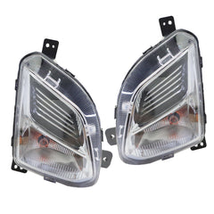 TOPPARTZ Bumper Fog Light Assembly w/ Bulbs Replacement for 2018 2019 2020 Chevrolet Equinox Lights Left Driver & Right Passenger Side