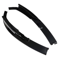 TOPPARTZ Glossy Black Front Bumper Lip Spoiler Splitter 2 Pieces Kit Replacement for 2012-2018 3 Series 318i 320i 328i 335i 325i M Sport