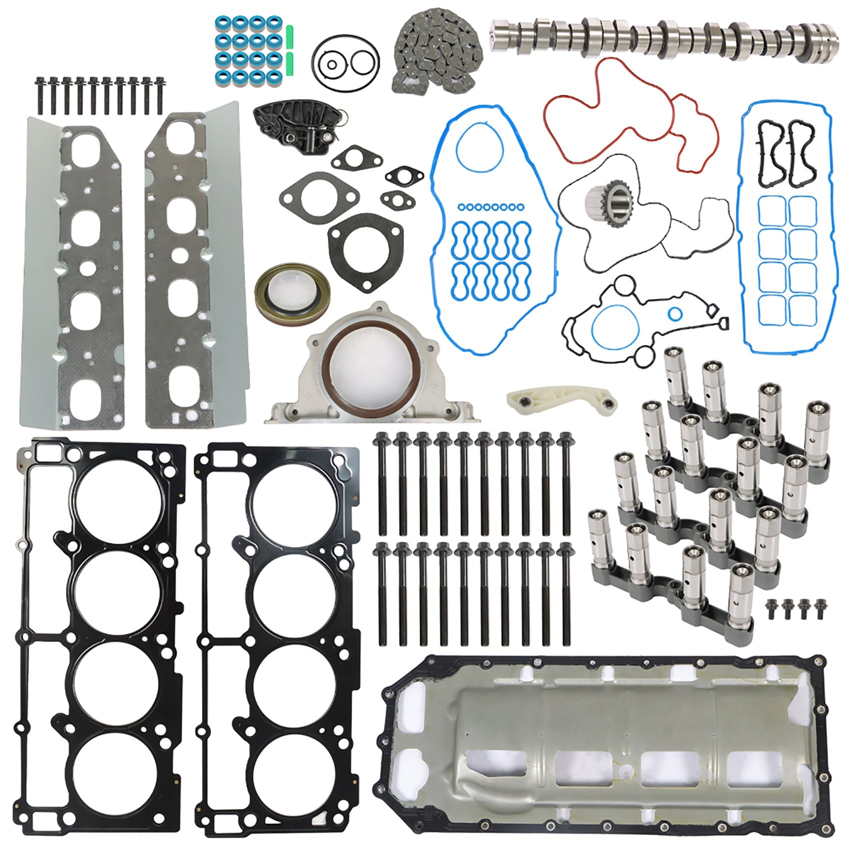 TOPPARTZ MDS Lifters Camshaft Kit 53021726AE Replacement for Chrysler Dodge Ram 2009-2015