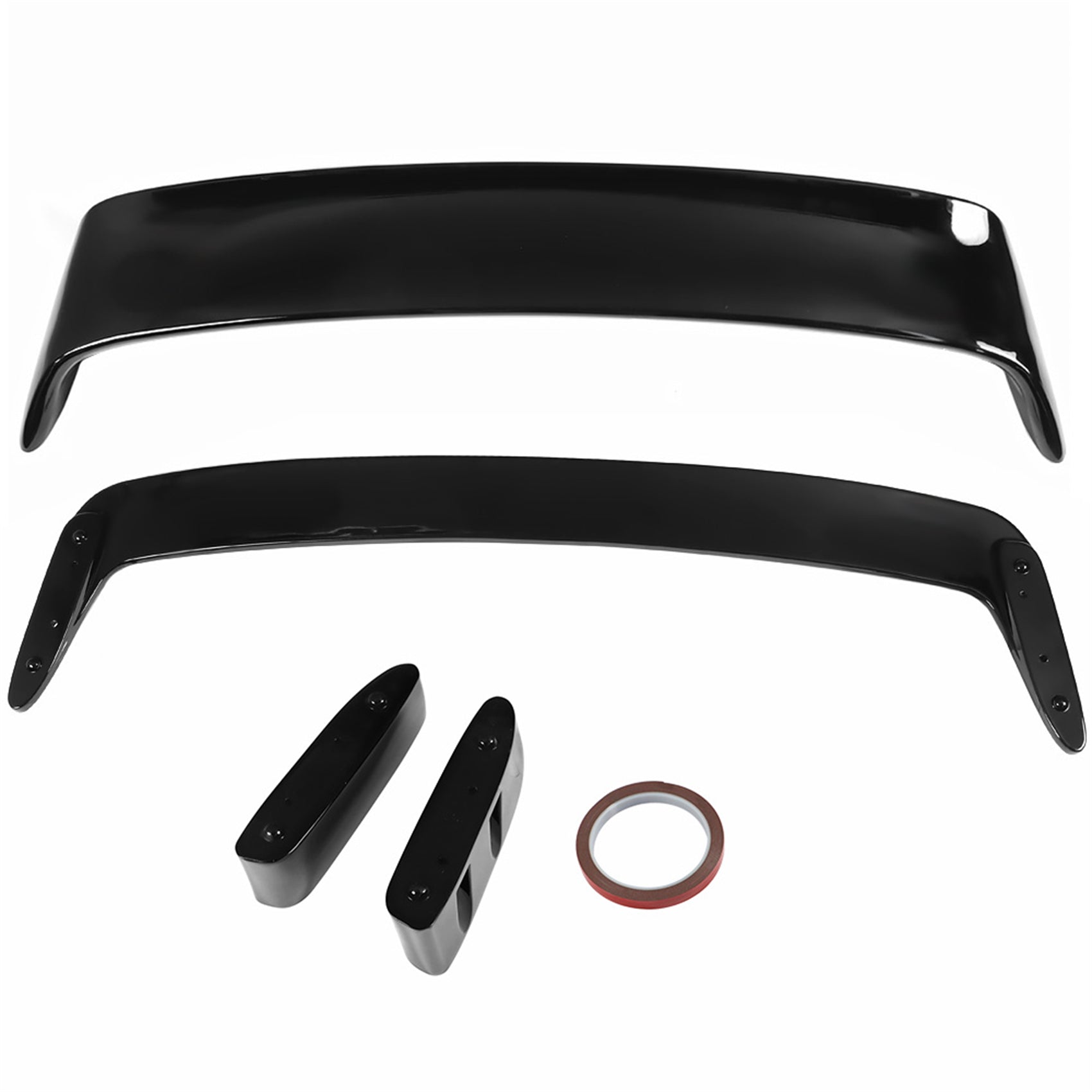 TOPPARTZ Glossy Black Plastic Rear Trunk Spoiler Wing Replacement for 1992-1998 3 Series E36 1994-1999 M3