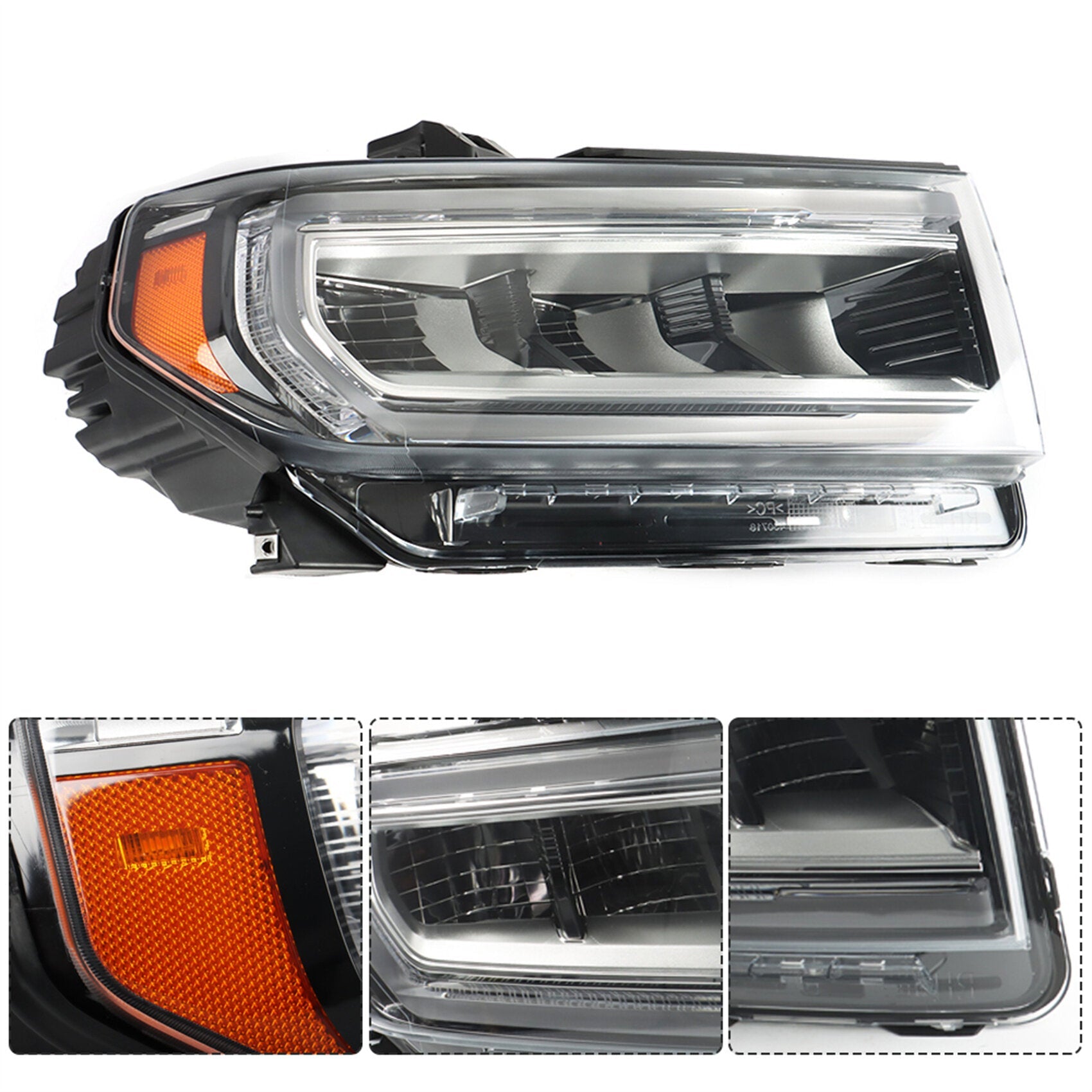TOPPARTZ Headlight Assembly Replacement for GMC Acadia 2020-2023 Headlights Full LED RH Set Passenger Side