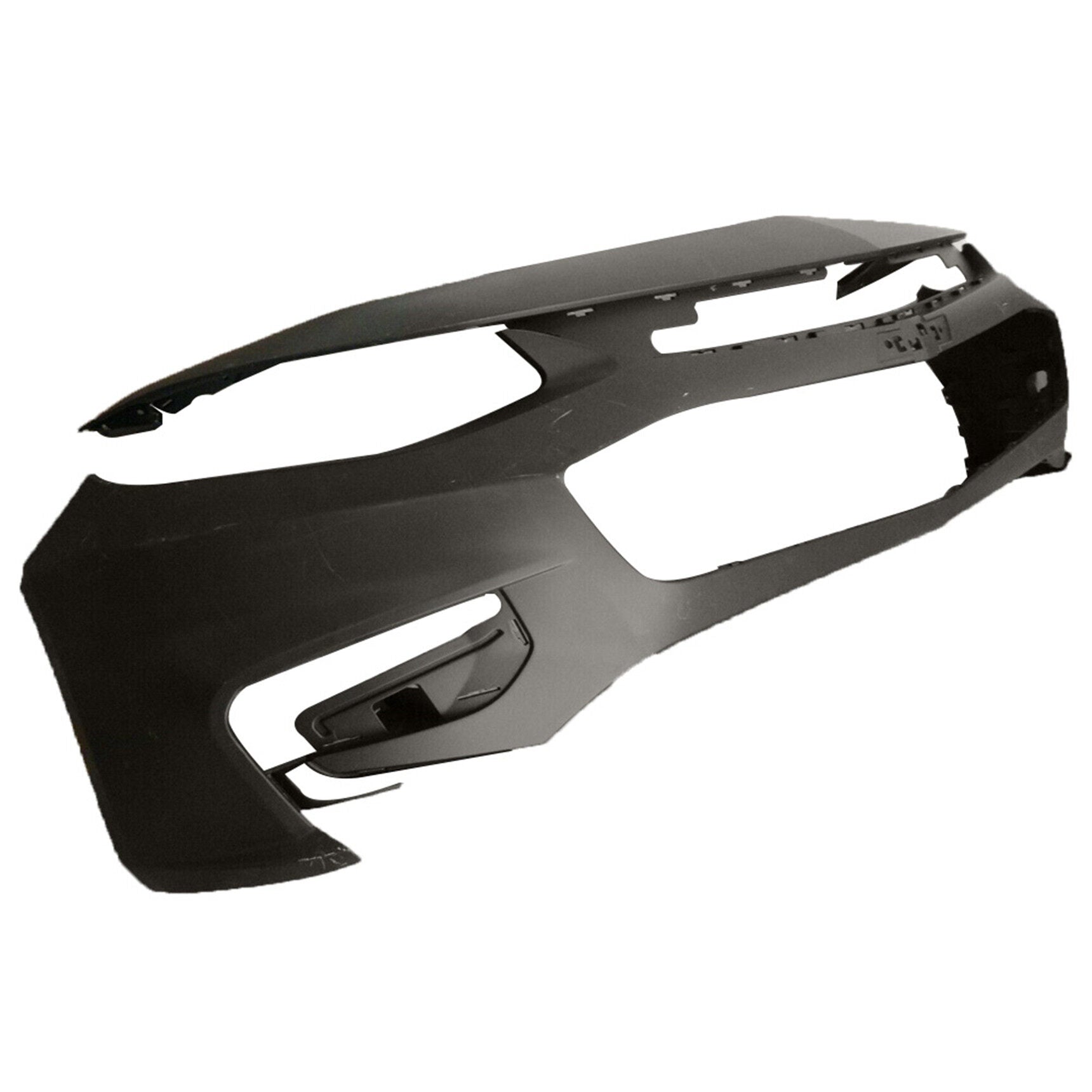TOPPARTZ Primered Front Bumper Cover without Parking Assist Sensor Holes Replacement for 2016-2018 Malibu