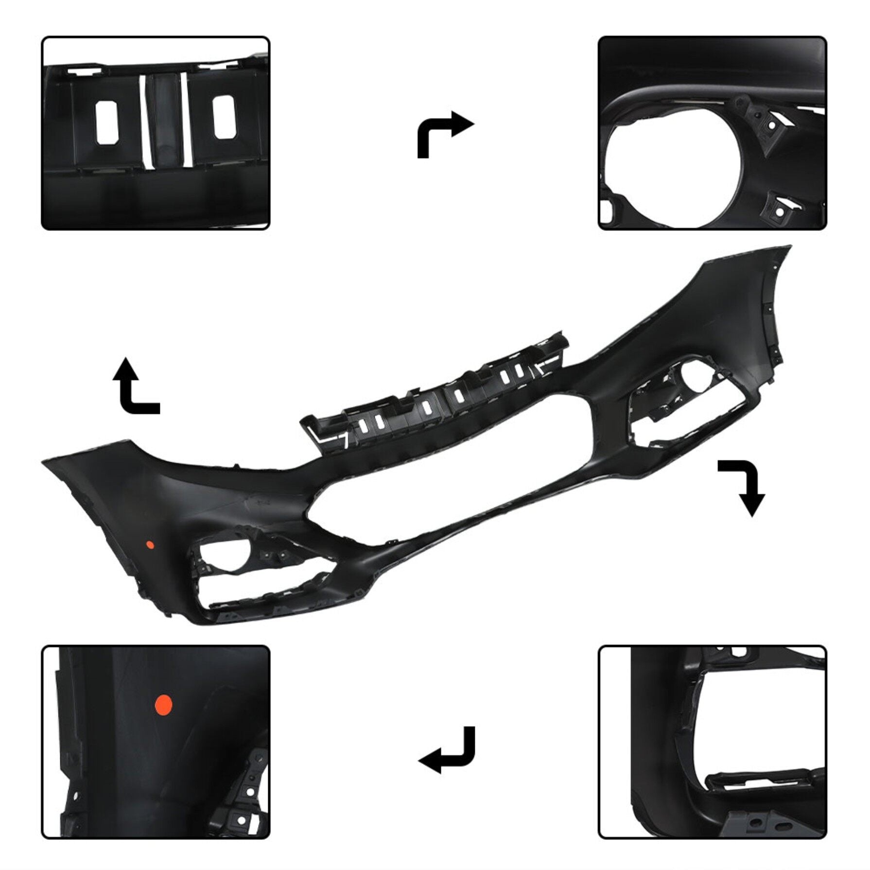 TOPPARTZ Front Upper Bumper Cover Replacement for Trax 2017-2020