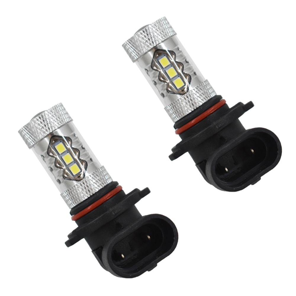 2x 80W Headlights For Can-Am & Honda Foreman  LED 6000K Super White Bulb