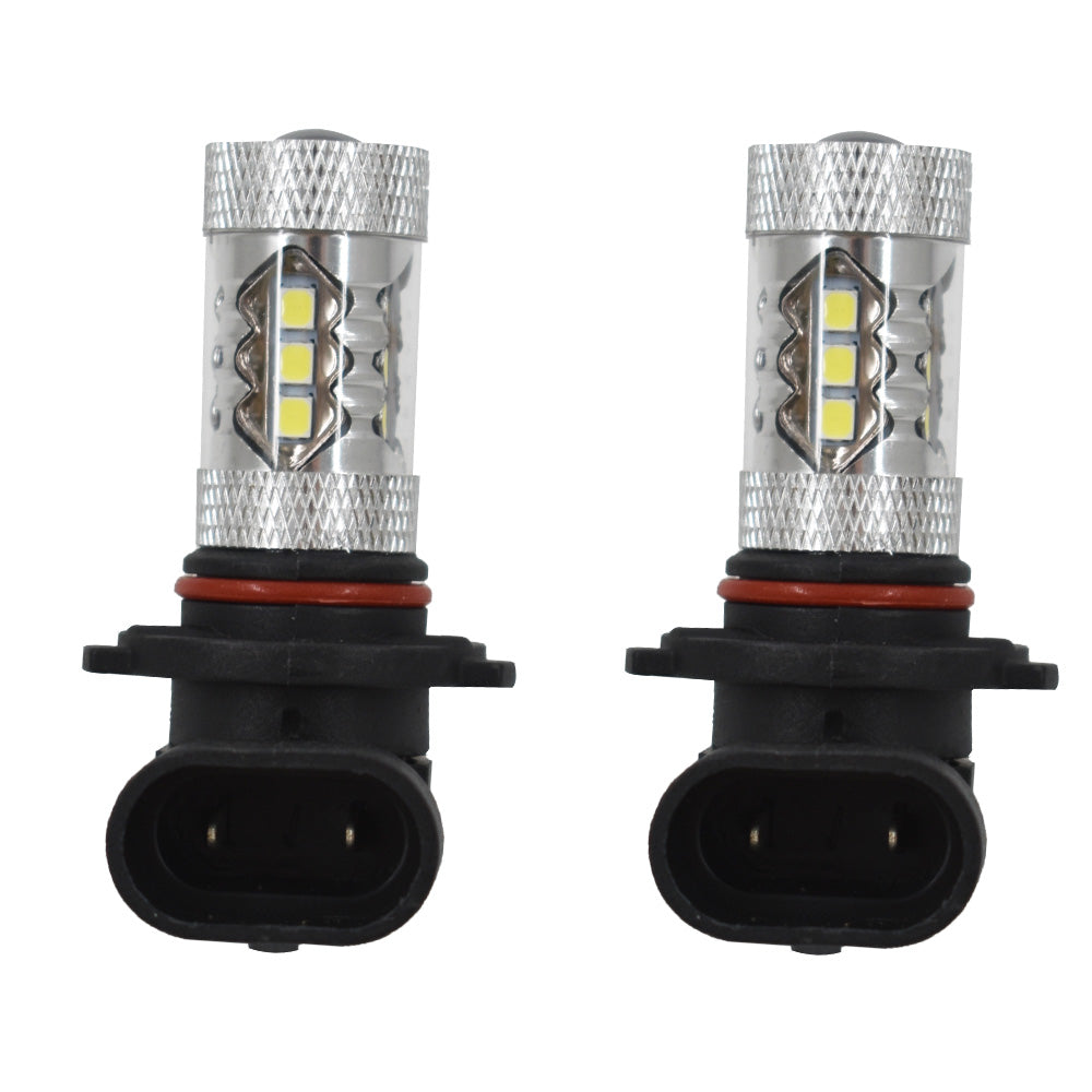2x 80W Headlights For Can-Am & Honda Foreman  LED 6000K Super White Bulb