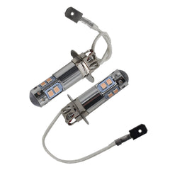 2x H3 14000K Purple LED Headlight Bulbs Kit Fog Driving Light DRL 100W