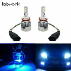 2x H8 H9 H11 H16 8000K Ice Blue  LED Headlight Bulbs Kit High Low Beam