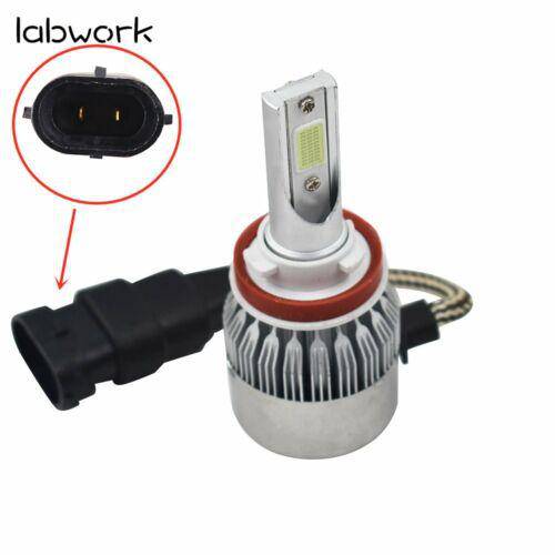 2x H8 H9 H11 H16 8000K Ice Blue  LED Headlight Bulbs Kit High Low Beam